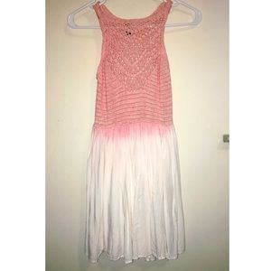 Ombré Pink & White Dress